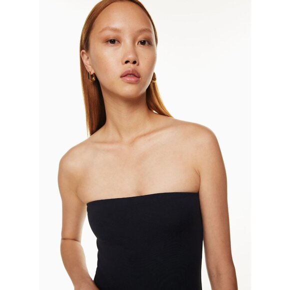 Aritzia BABATON Contour Jersey Black Strapless Tube Top Thong Bodysuit, Size S - Picture 14 of 15